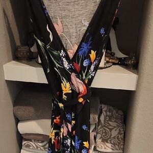 See You Monday Black and Gray Dress